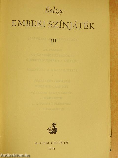 Emberi színjáték III.