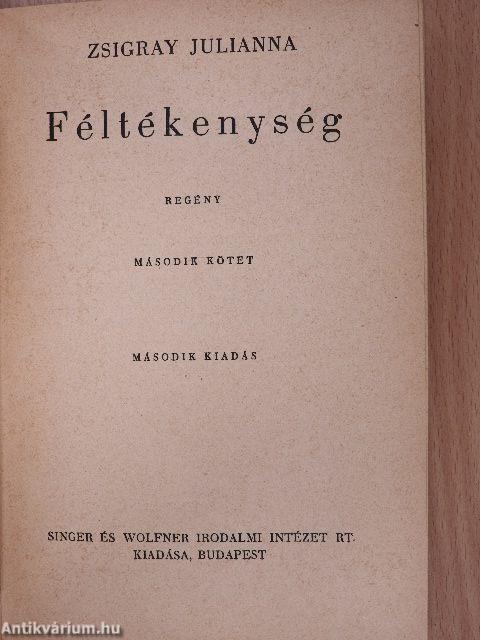 Féltékenység I-II.