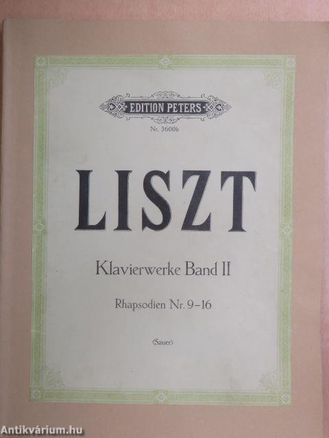 Werke für Klavier zu 2 Händen - Rhapsodien I-II.