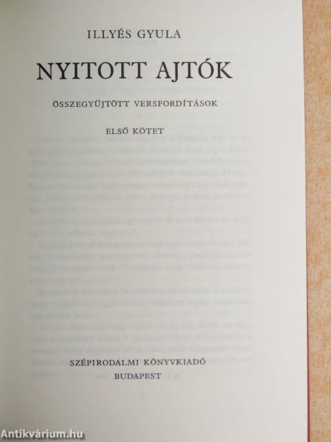 Nyitott ajtók 1-2.