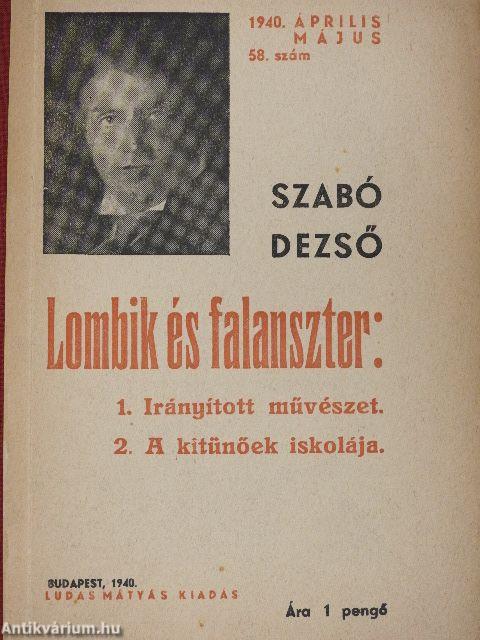 Lombik és falanszter