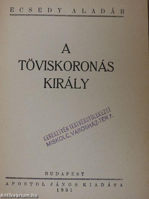 A töviskoronás király