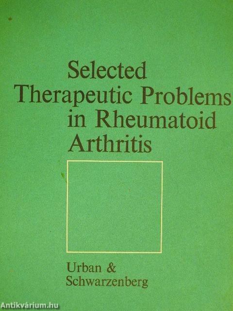 Selected Therapeutic Problems in Rheumatoid Arthritis