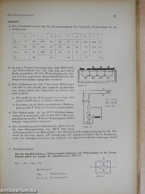 Aufgabensammlung Starkstromtechnik