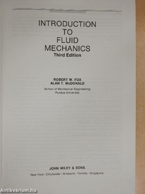 Introduction to Fluid Mechanics