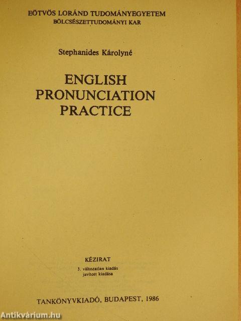 English Pronunciation Practice