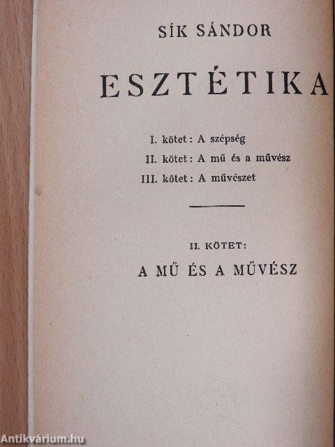 Esztétika II.