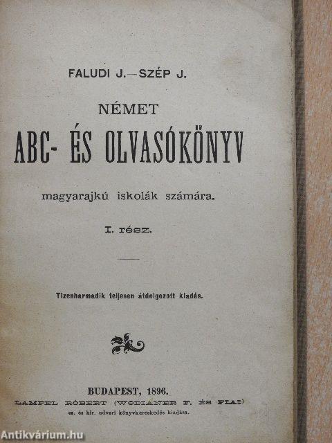 Német ABC- és olvasókönyv I.