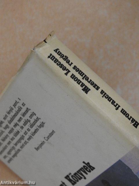 Három francia szerelmes regény