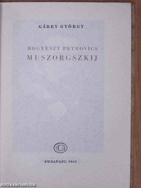 Mogyeszt Petrovics Muszorgszkij