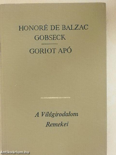 Gobseck/Goriot apó