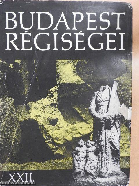 Budapest régiségei XXII.