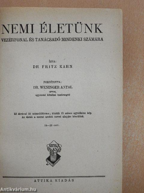 Nemi életünk