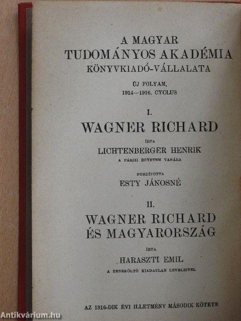 Wagner Richard/Wagner Richard és Magyarország