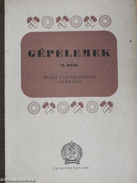 Gépelemek II.