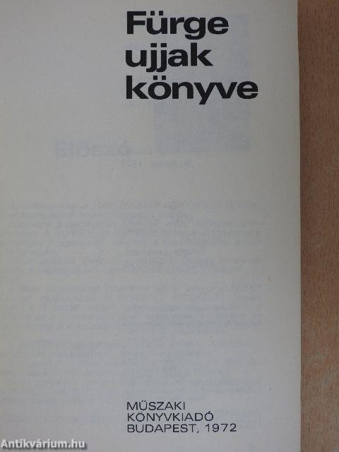 Fürge Ujjak Könyve 1972