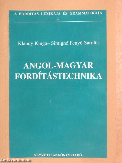 Angol-magyar fordítástechnika