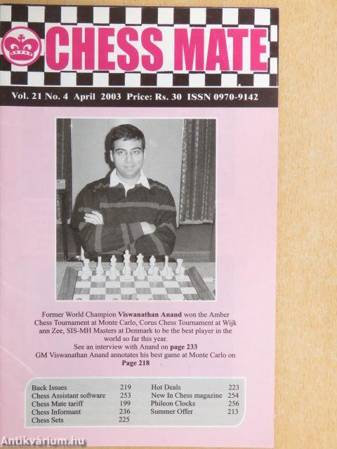 Chess Mate April 2003