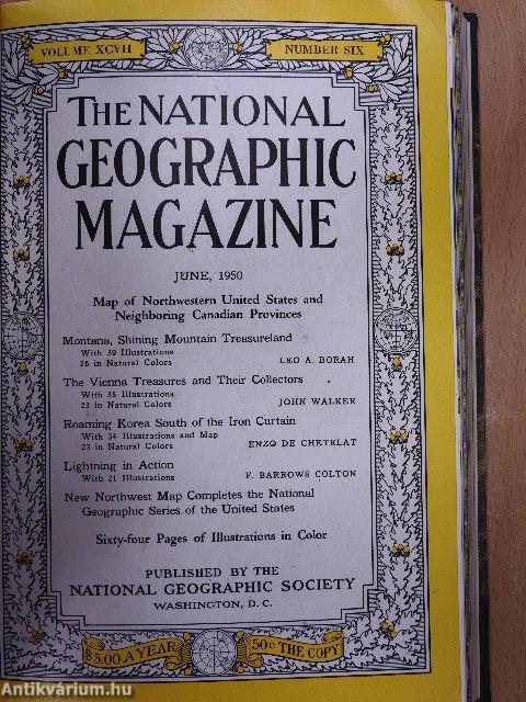 The National Geographic Magazine (vegyes számok) (5 db)