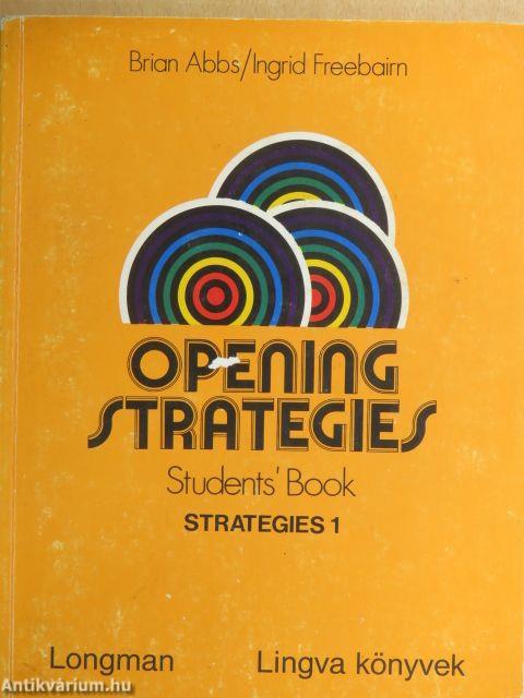 Opening Strategies - Students' Book