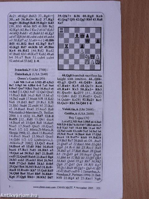 Chess Mate November 2005