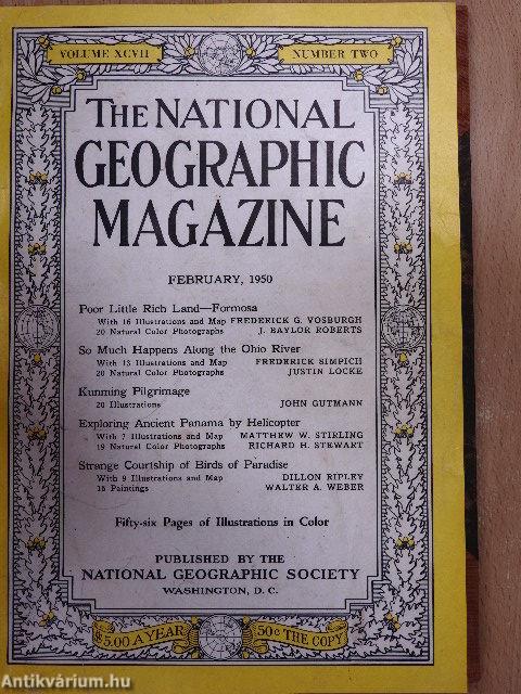 The National Geographic Magazine January-March 1950. (nem teljes évfolyam)