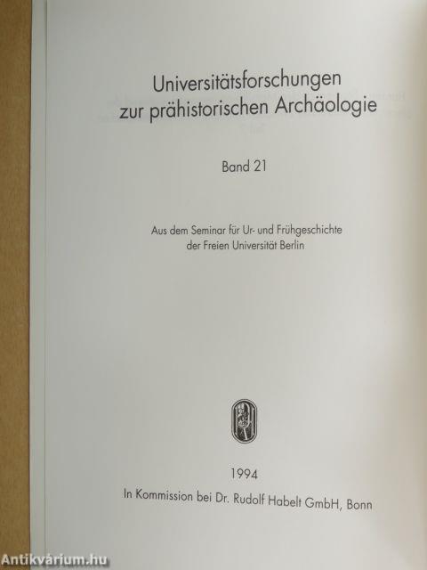 Studien zu den Metalldeponierungen während der älteren Urnenfelderzeit zwischen Rhonetal und Karpatenbecken 2. (töredék)