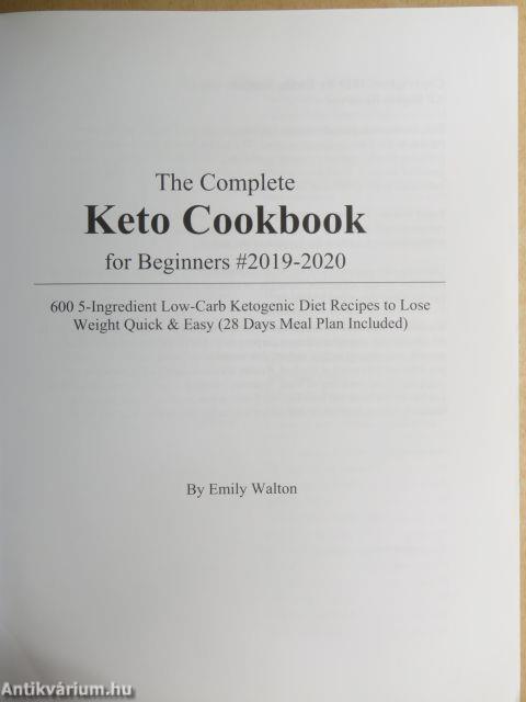 The Complete Keto Cookbook for Beginners