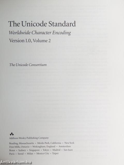 The Unicode Standard 1/2