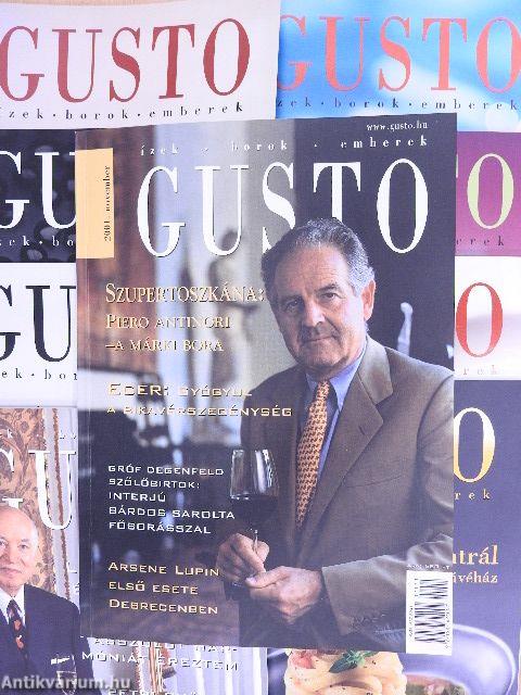 Gusto 2001-2004., 2007., 2009. (vegyes számok) (9 db)