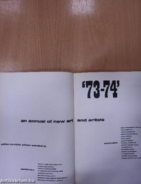 Art Annual '73-74'