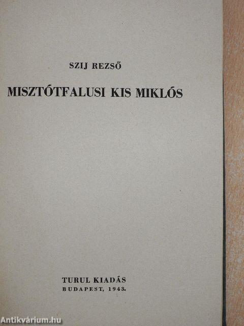 Misztótfalusi Kis Miklós