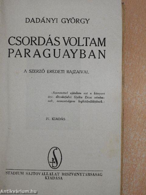 Csordás voltam Paraguayban