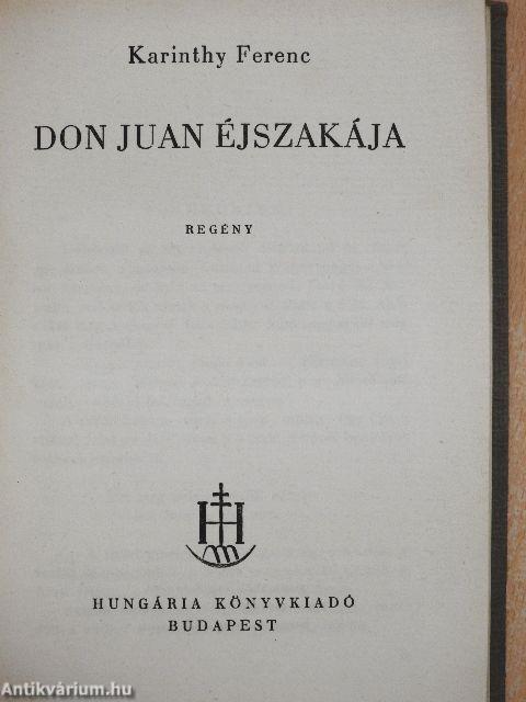 Don Juan éjszakája