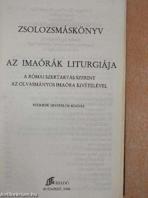 Zsolozsmáskönyv