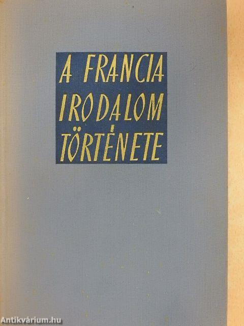 A francia irodalom története I-II.