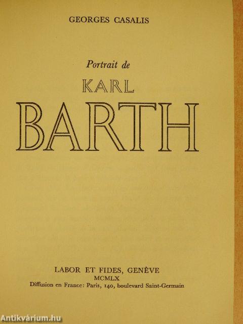 Portrait de Karl Barth