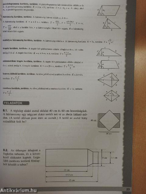 Matematika gyakorló feladatlapok 12.