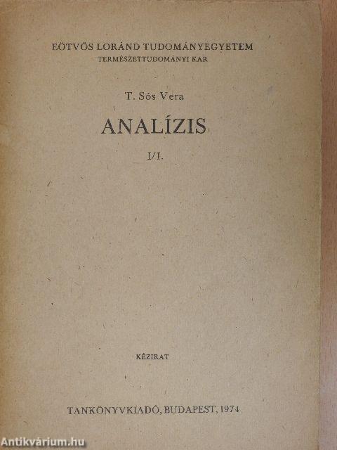 Analízis I/1.