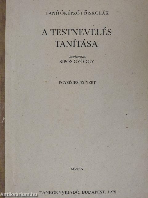 A testnevelés tanítása