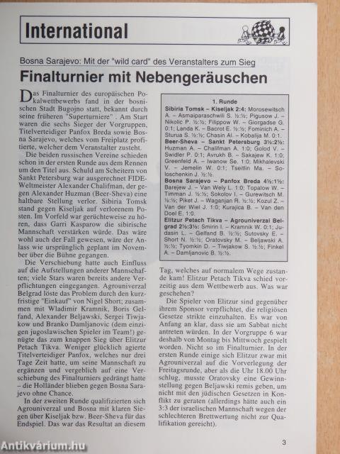 Die Schachwoche 12. November 1999