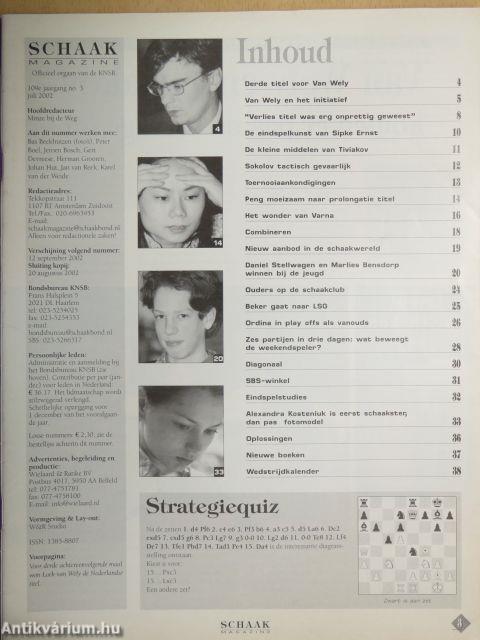 Schaak Magazine july 2002