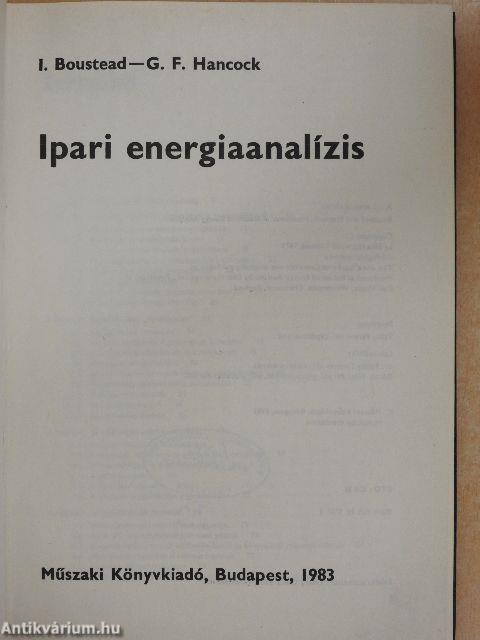 Ipari energiaanalízis