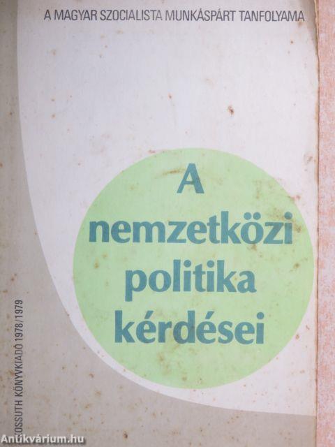 A nemzetközi politika kérdései 1978-1979