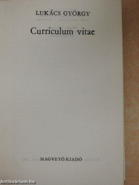 Curriculum vitae