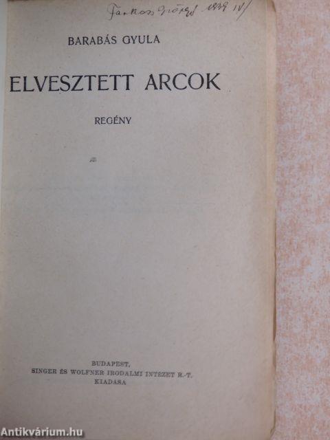 Elvesztett arcok