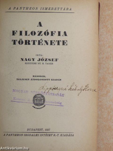 A filozófia története