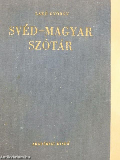 Svéd-magyar szótár