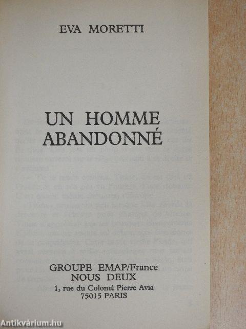 Un homme abandonné