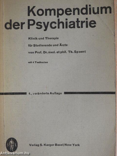 Kompendium der Psychiatrie